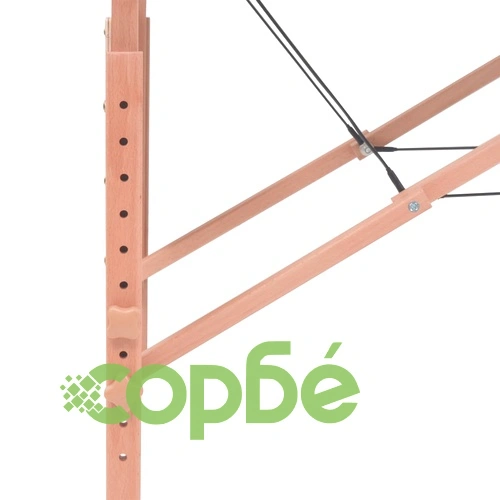 Сгъваема масажна кушетка с 2 зони, 10 см плътен пълнеж, бяла ➤ топ цена ➤ sorbe.bg