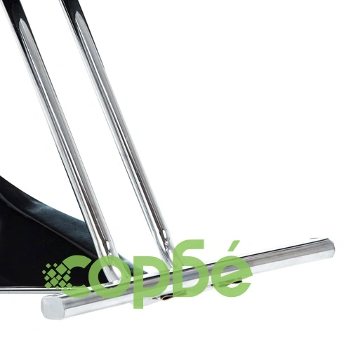 Фризьорски стол, изкуствена кожа, черен ➤ топ цена ➤ sorbe.bg