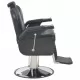 Фризьорски стол, черен, 72x68x98 см, изкуствена кожа