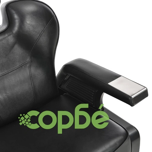 Фризьорски стол, черен, 72x68x98 см, изкуствена кожа ➤ топ цена ➤ sorbe.bg