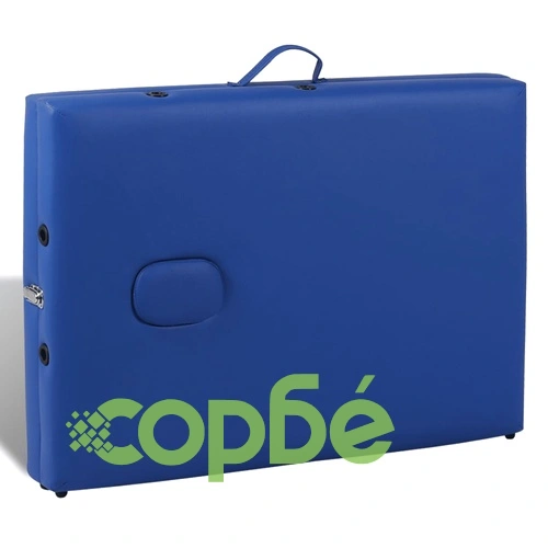 Масажна кушетка с 3 зони, цвят: син ➤ топ цена ➤ sorbe.bg