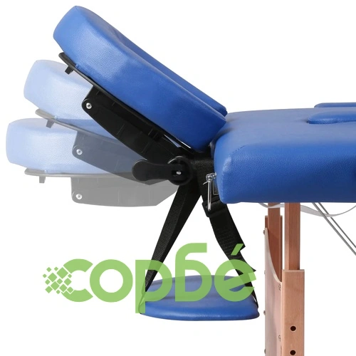 Масажна кушетка с 3 зони, цвят: син ➤ топ цена ➤ sorbe.bg