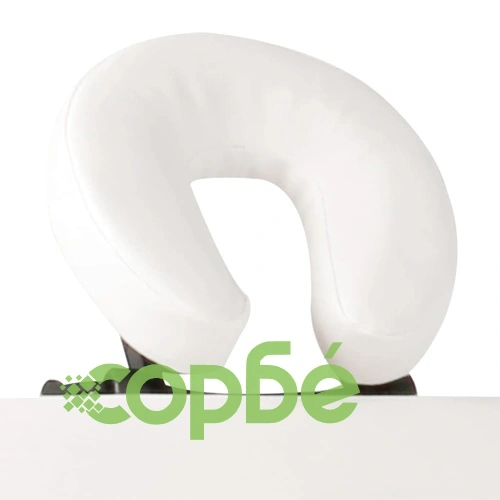 Кремавобяла сгъваема масажна кушетка 3 зони с дървена рамка ➤ топ цена ➤ sorbe.bg