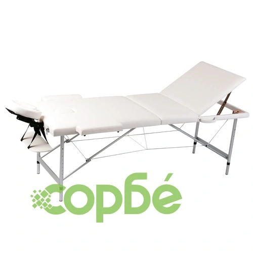 Алуминиева масажна кушетка с 3 зони, алуминиева рамка ➤ топ цена ➤ sorbe.bg