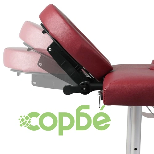 Алуминиева масажна кушетка с 4 зони, цвят: червен ➤ топ цена ➤ sorbe.bg