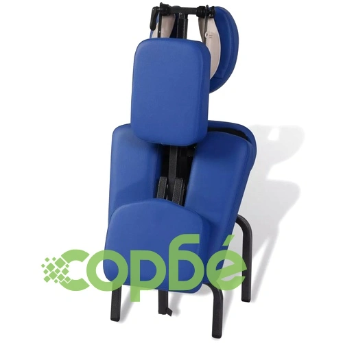 Сгъваем и преносим стол за масажи, син ➤ топ цена ➤ sorbe.bg