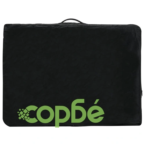 Масажна кушетка с 2 зони, алуминиева рамка, антрацит, 186х68 см ➤ топ цена ➤ sorbe.bg