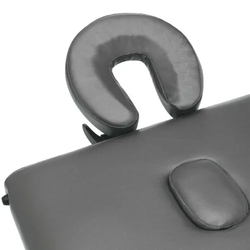 Масажна кушетка с 3 зони, алуминиева рамка, антрацит, 186х68 см ➤ топ цена ➤ sorbe.bg