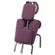 Стол за масаж, изкуствена кожа, бордо, 122x81x48 см