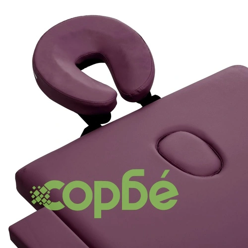 Сгъваема масажна кушетка, 4 зони, алуминий, лилава ➤ топ цена ➤ sorbe.bg