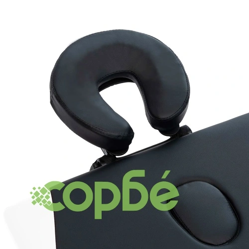 2-зонова сгъваема масажна кушетка, алуминий, черно и бяло ➤ топ цена ➤ sorbe.bg