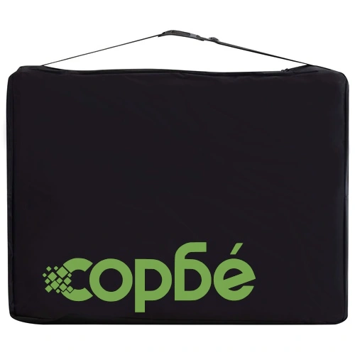 3-зонова сгъваема масажна кушетка, алуминий, бяло и лилаво ➤ топ цена ➤ sorbe.bg