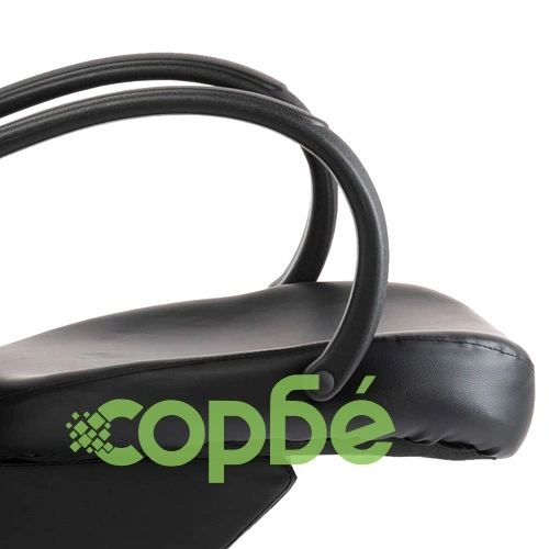 Измивна колона за фризьорски салон, черна, изкуствена кожа ➤ топ цена ➤ sorbe.bg