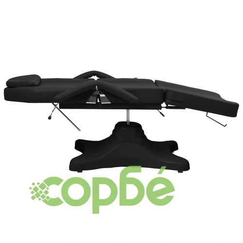 Масажна кушетка, черна, 180x62x(86,5-118) см ➤ топ цена ➤ sorbe.bg