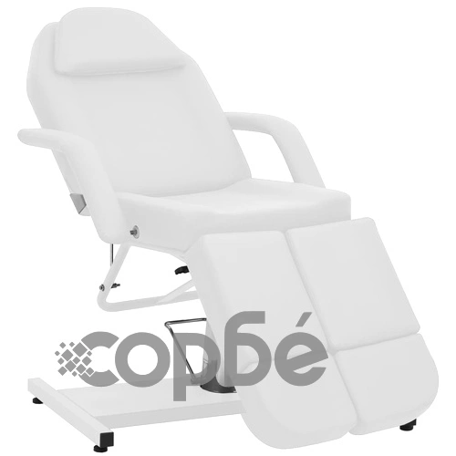 Козметичен стол, изкуствена кожа, бял, 180x62x78 см ➤ топ цена ➤ sorbe.bg