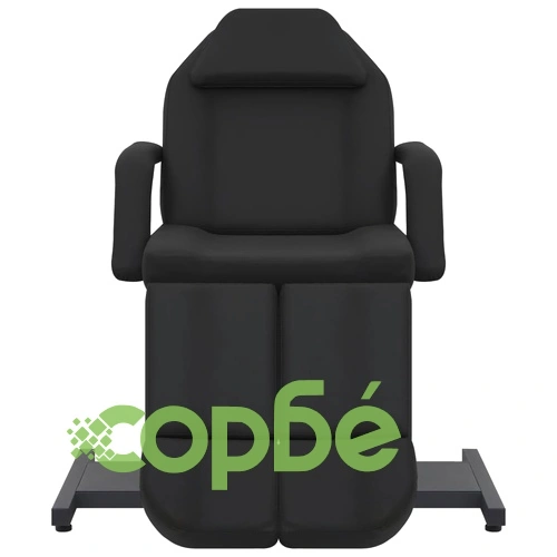 Козметичен стол, изкуствена кожа, черен, 180x62x78 см ➤ топ цена ➤ sorbe.bg