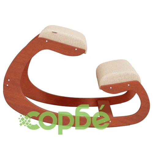 Стол с опора за колене, кремав, 55x84x55 см, шперплат от бреза ➤ топ цена ➤ sorbe.bg