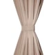130374 2 pcs Cream Slot-Headed Blackout Curtains 135 x 245 cm