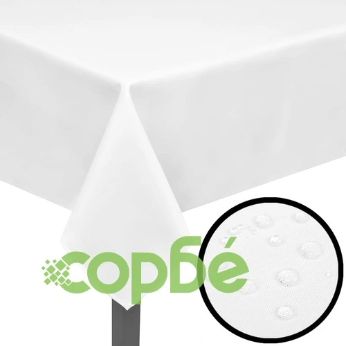 Покривки за маса, бели, 5 бр, 190 x 130 см ➤ топ цена ➤ sorbe.bg