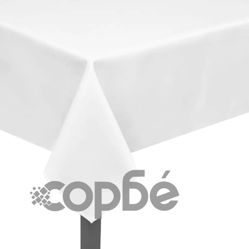 Покривки за маса, бели, 5 бр, 190 x 130 см ➤ топ цена ➤ sorbe.bg