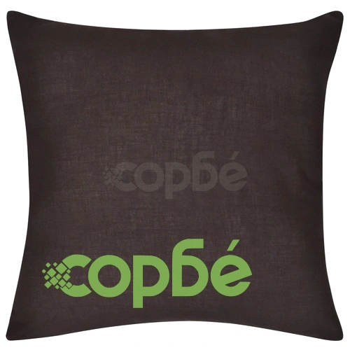 130914 4 Brown Cushion Covers Cotton 50 x 50 cm ➤ топ цена ➤ sorbe.bg
