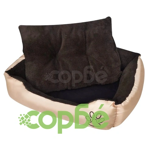Кучешко легло, бежово и кафяво, XXL ➤ топ цена ➤ sorbe.bg