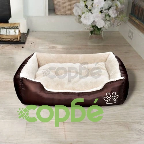 Кучешко легло, кафяво и бежово, XXXL ➤ топ цена ➤ sorbe.bg
