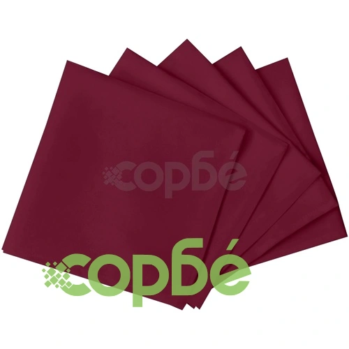 Салфетки от плат, 25 бр., бордо, 50 х 50 см ➤ топ цена ➤ sorbe.bg
