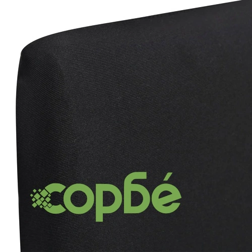 Покривни калъфи за столове, еластични, 4 бр, черни ➤ топ цена ➤ sorbe.bg