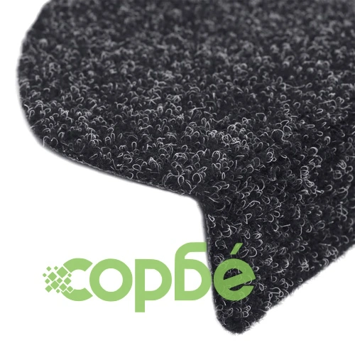 Самозалепващи се постелки за стълби, 15 бр., 56x17x3 см, черни, полукръгли ➤ топ цена ➤ sorbe.bg