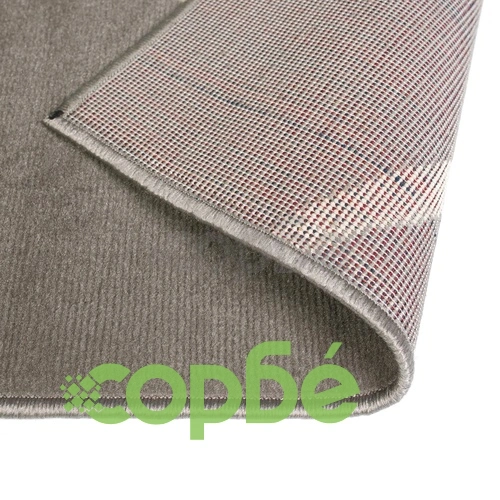 Модерен килим, дизайн на кръгове, 140x200 см, сив ➤ топ цена ➤ sorbe.bg
