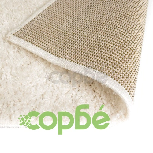 Рошав килим тип шаги, 80x150 см, кремав  ➤ топ цена ➤ sorbe.bg