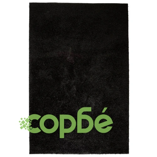 Рошав килим тип шаги, 80x150 см, черен  ➤ топ цена ➤ sorbe.bg