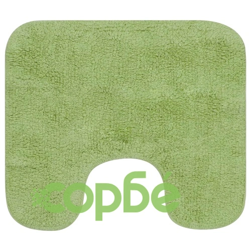 Комплект постелки за баня, 2 бр, текстил, зелени ➤ топ цена ➤ sorbe.bg