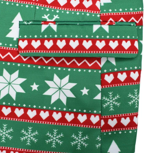 Мъжки коледен костюм с вратовръзка, 2 части, размер 54, зелено ➤ топ цена ➤ sorbe.bg