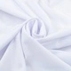 2 бр стреч покривки за маса с драперия, 183x76x74 см, бели