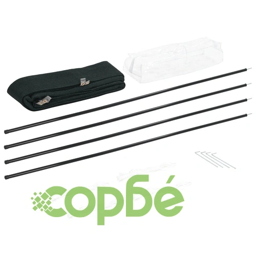 Ветрозащитна ограда, HDPE, 150x450 см, зелена ➤ топ цена ➤ sorbe.bg