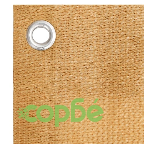Балконски параван за окачане, бежов, HDPE, 140x230 см ➤ топ цена ➤ sorbe.bg