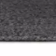 Ръчно тъкан килим от юта, кръгъл, 150 см, тъмносив
