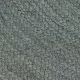 Ръчно тъкан килим от юта, кръгъл, 150 см, маслиненозелен
