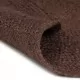 Ръчно тъкан килим от юта, кръгъл, 90 см, кафяв