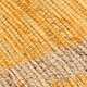 Ръчно тъкан килим от юта, жълт, 80x160 см