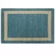 Ръчно тъкан килим от юта, син, 160x230 см