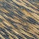 Ръчно тъкан килим от юта, син и естествен цвят, 120x180 см