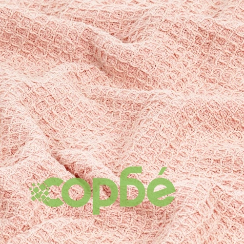 Декоративно одеяло, памук, 220x250 см, бледорозово  ➤ топ цена ➤ sorbe.bg