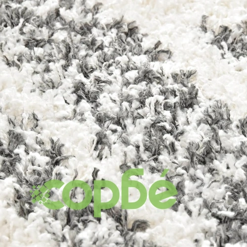 Рошав берберски килим, РР, бежово и сиво, 80x150 см ➤ топ цена ➤ sorbe.bg