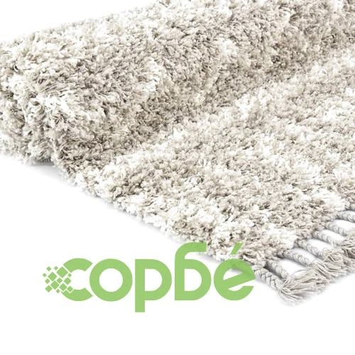 Рошав берберски килим, РР, пясъчен и бежов цвят, 80x150 см ➤ топ цена ➤ sorbe.bg