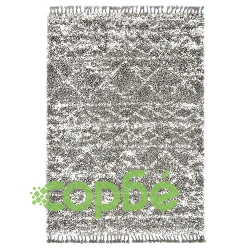 Рошав берберски килим, РР, сиво и бежово, 80x150 см ➤ топ цена ➤ sorbe.bg