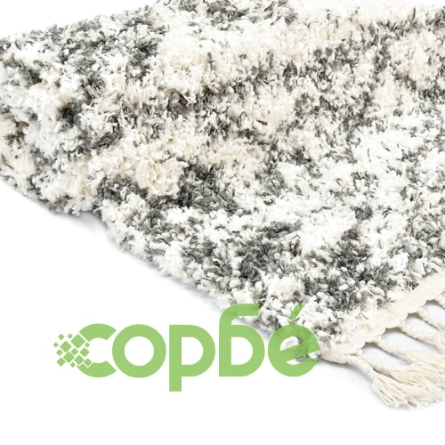 Рошав берберски килим, РР, бежов и пясъчен цвят, 160x230 см ➤ топ цена ➤ sorbe.bg