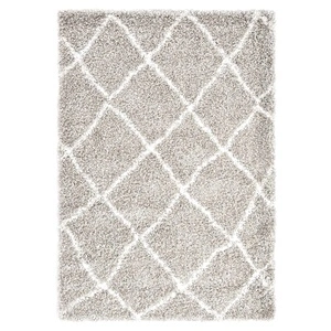 Рошав берберски килим, РР, пясъчен и бежов цвят, 80x150 см